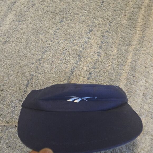 Vintage 90s Reebok Golf Embroidered Visor Hat Vtg USA Sport Athletic Blue - Picture 1 of 5